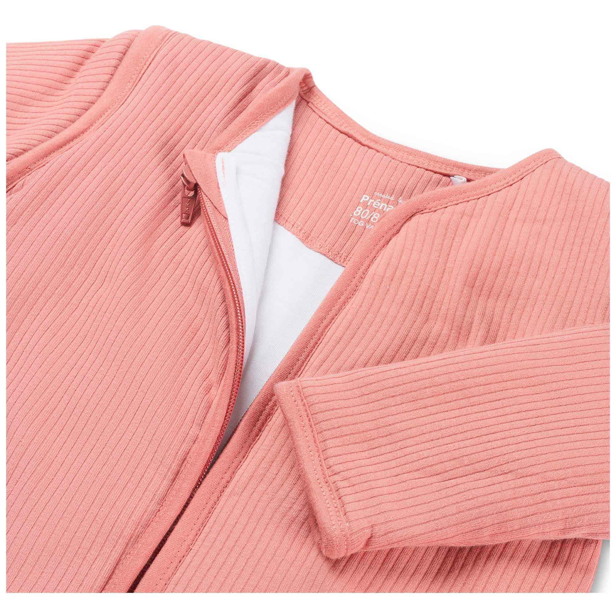 Prénatal slaapzak rib roze