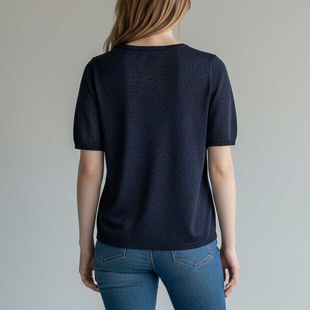 Pull Femme bleu marine