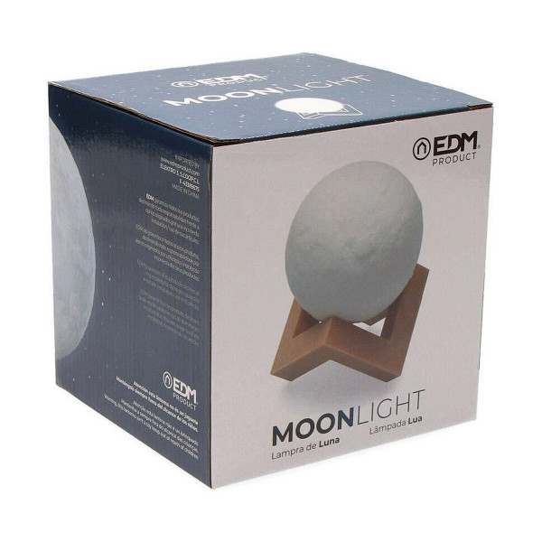 Lampe de bureau lune blanc 3,7 v