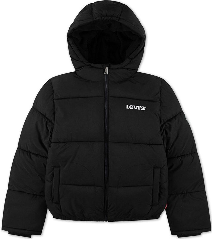 Levi's - Puffer Jas - Zwart - Kids - 10 Years