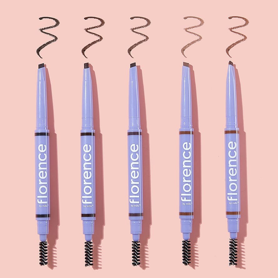 Florence by Mills - Tint N Tame Eyebrow Pencil With Spoolie Black brown