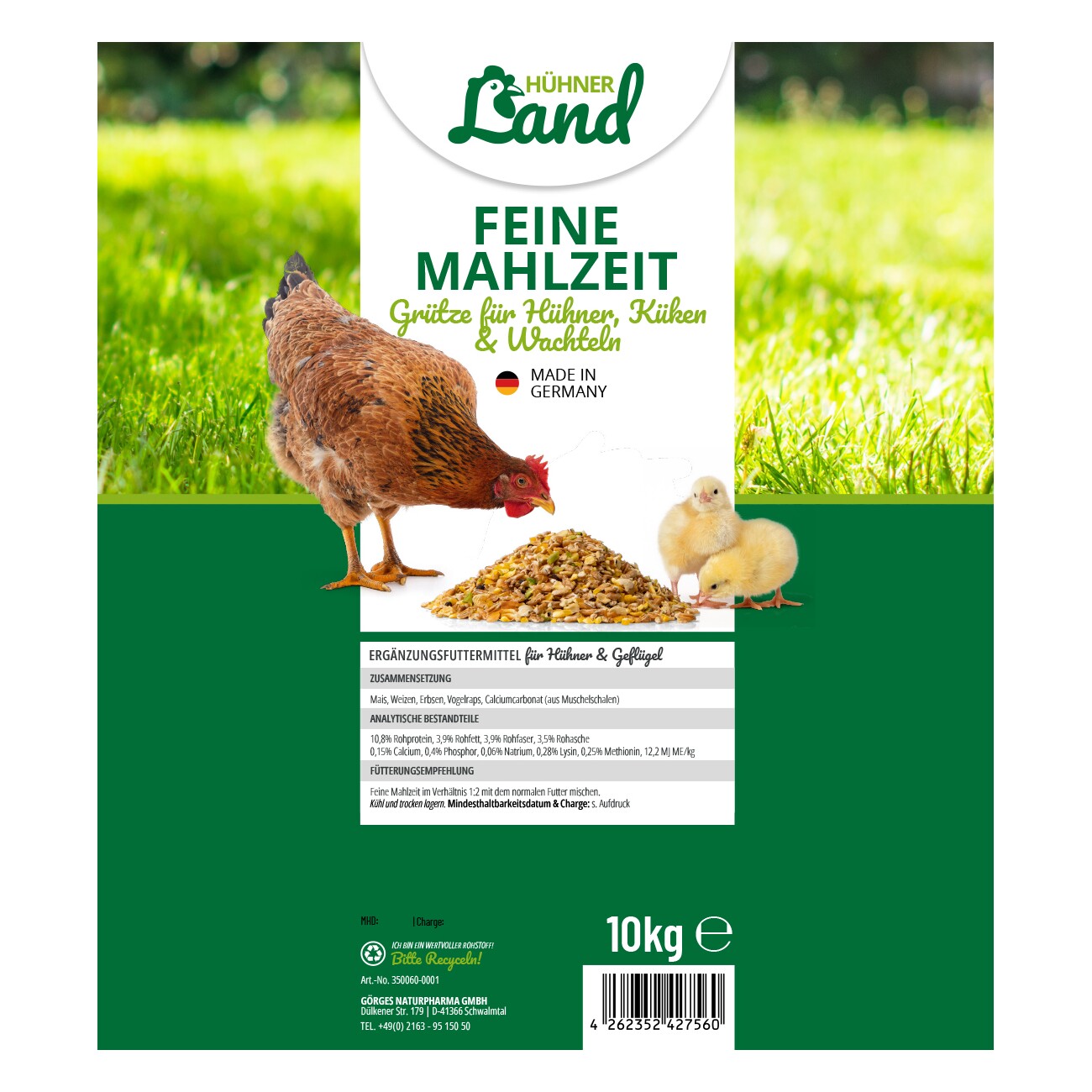 HÜHNER Land Feine Mahlzeit 10kg