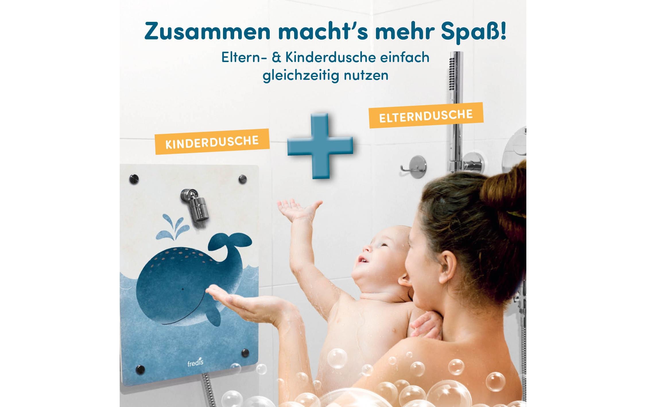Brausegarnitur »Fredis Wal 40 x 30 cm« Set,
