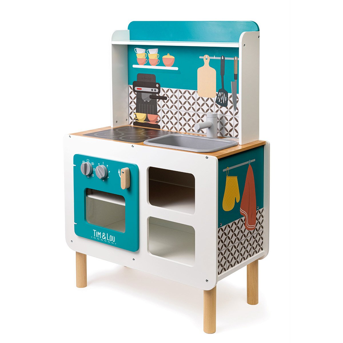 Grande cuisine en bois