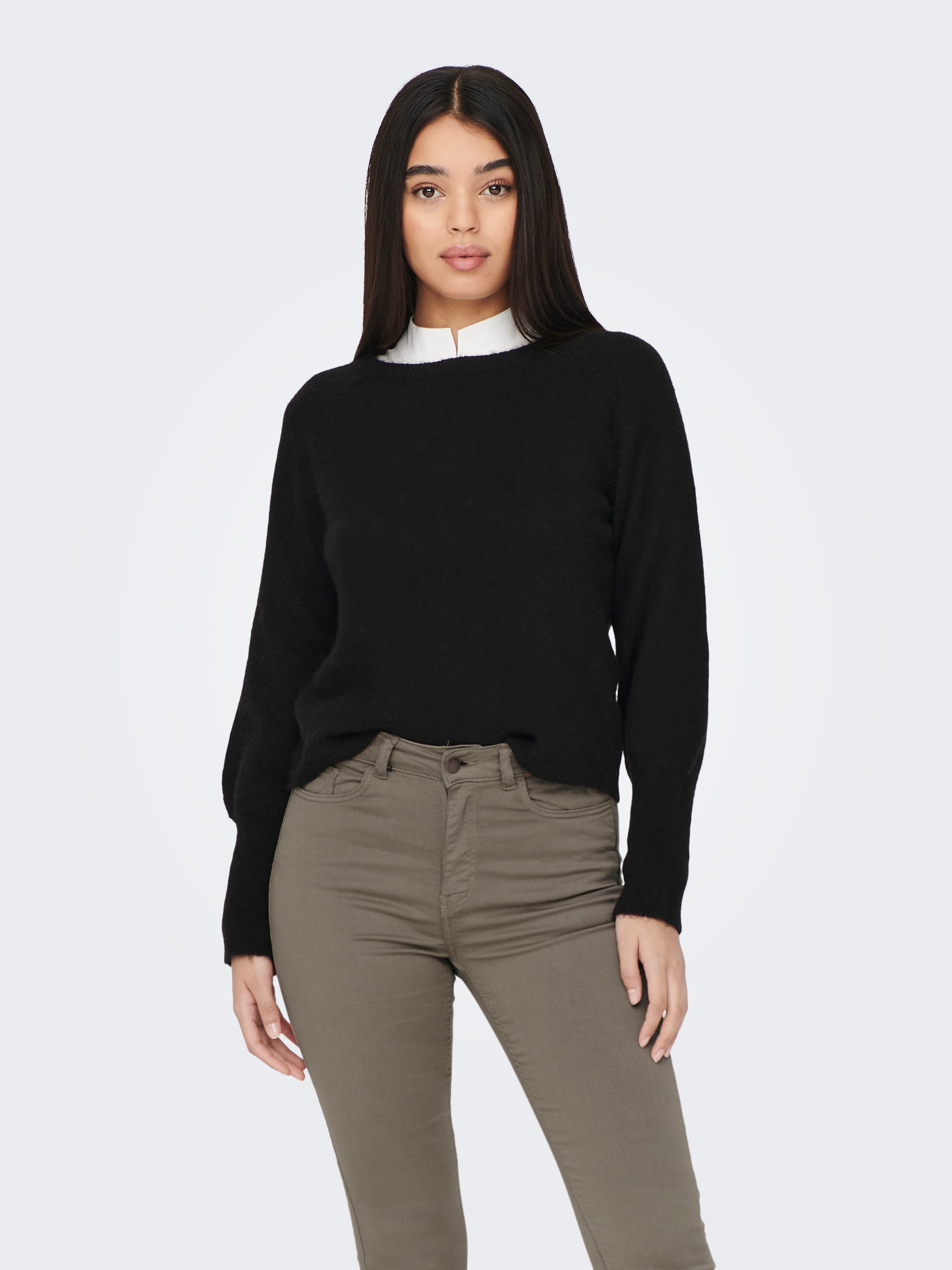 JDYINGE Strickpullover Black