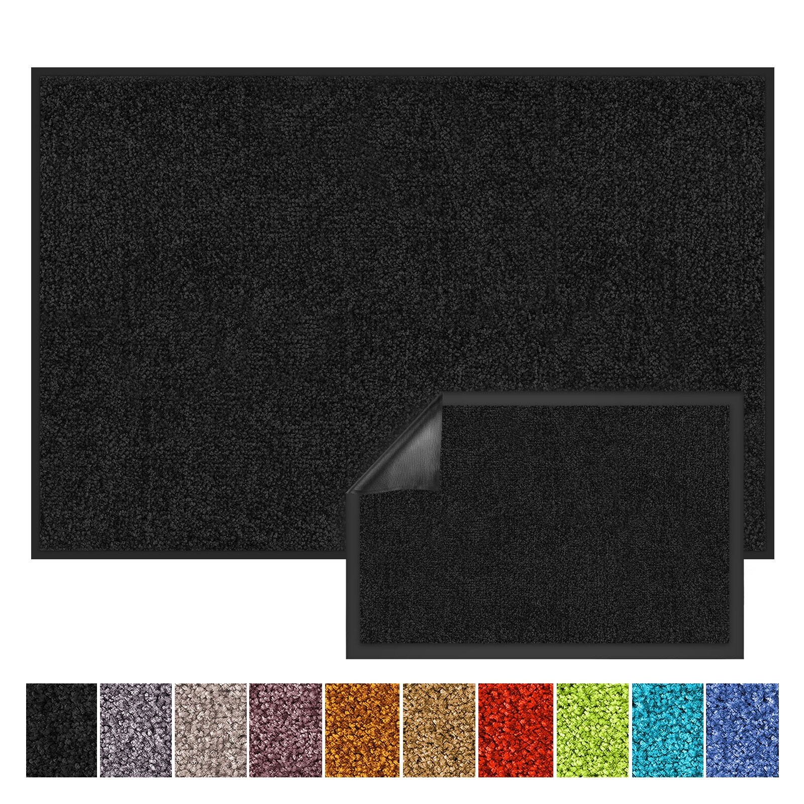 floordirekt Schmutzfangmatte | Rhine | Black