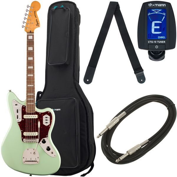 Squier CV 70s Jaguar LRL SFG Bundle