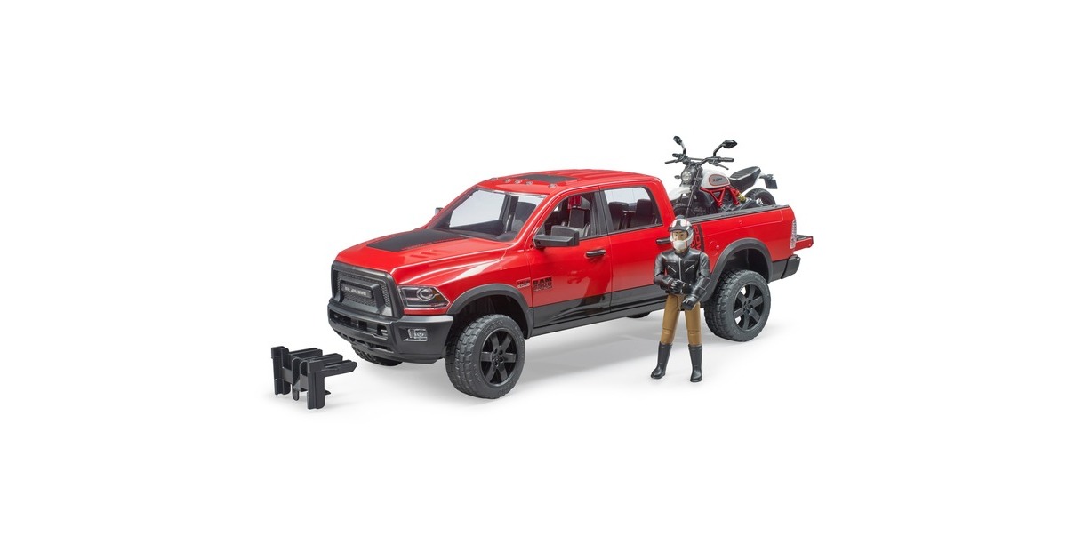 bruderDodge RAM Power wagen met accessoires Modelvoertuig  (02502)