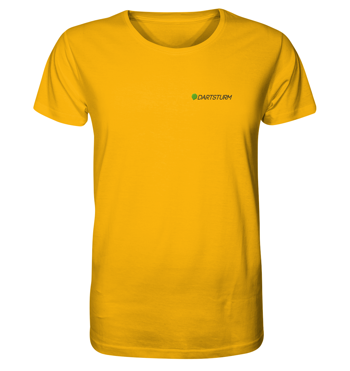 DartSturm - Logo Schwarz Herren Shirt (Stick)