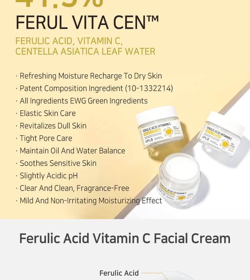 APLB - Ferulinezuur Vitamine C Gezichtscrème