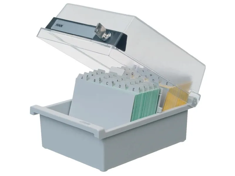 HAN Card index box A6, Grå, 800 ark, 1 stk