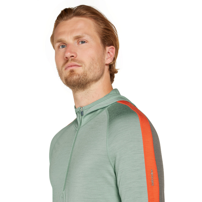 Icebreaker Herren 200 Sonebula Half Zip Hoodie Longsleeve