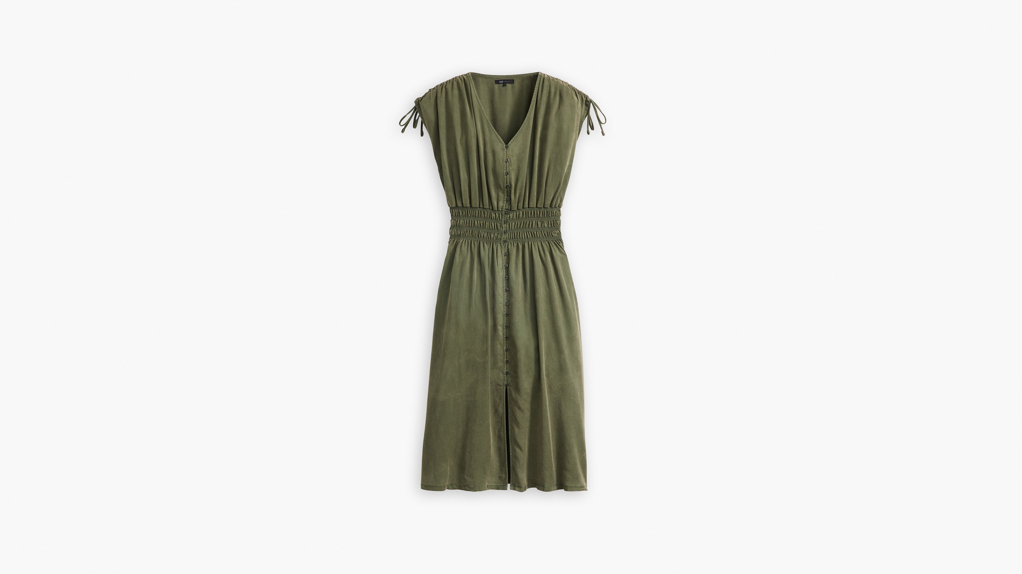 Robe mi-longue Betty - Deep Depths - Vert