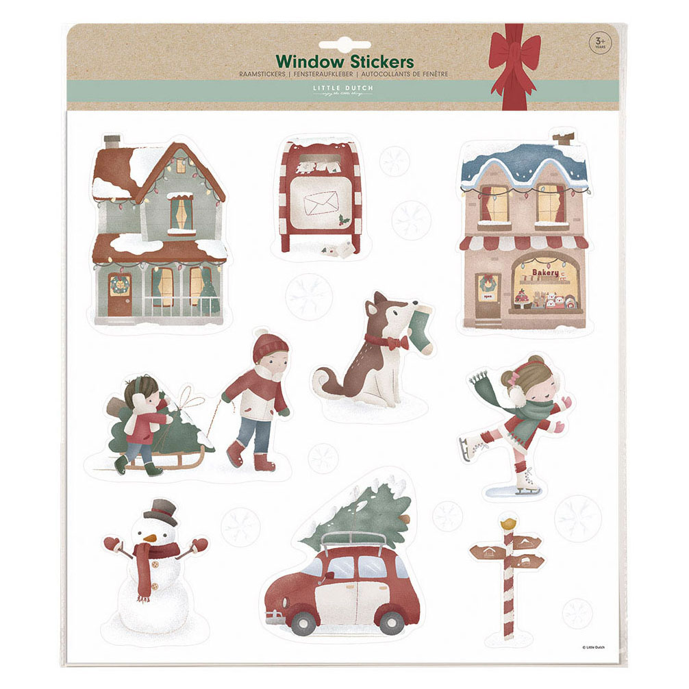 Little Dutch Maxi Raamstickers Kerst