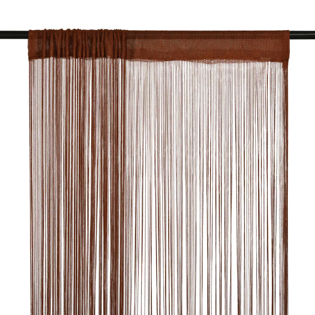 vidaXL Rideau en fils - Marron