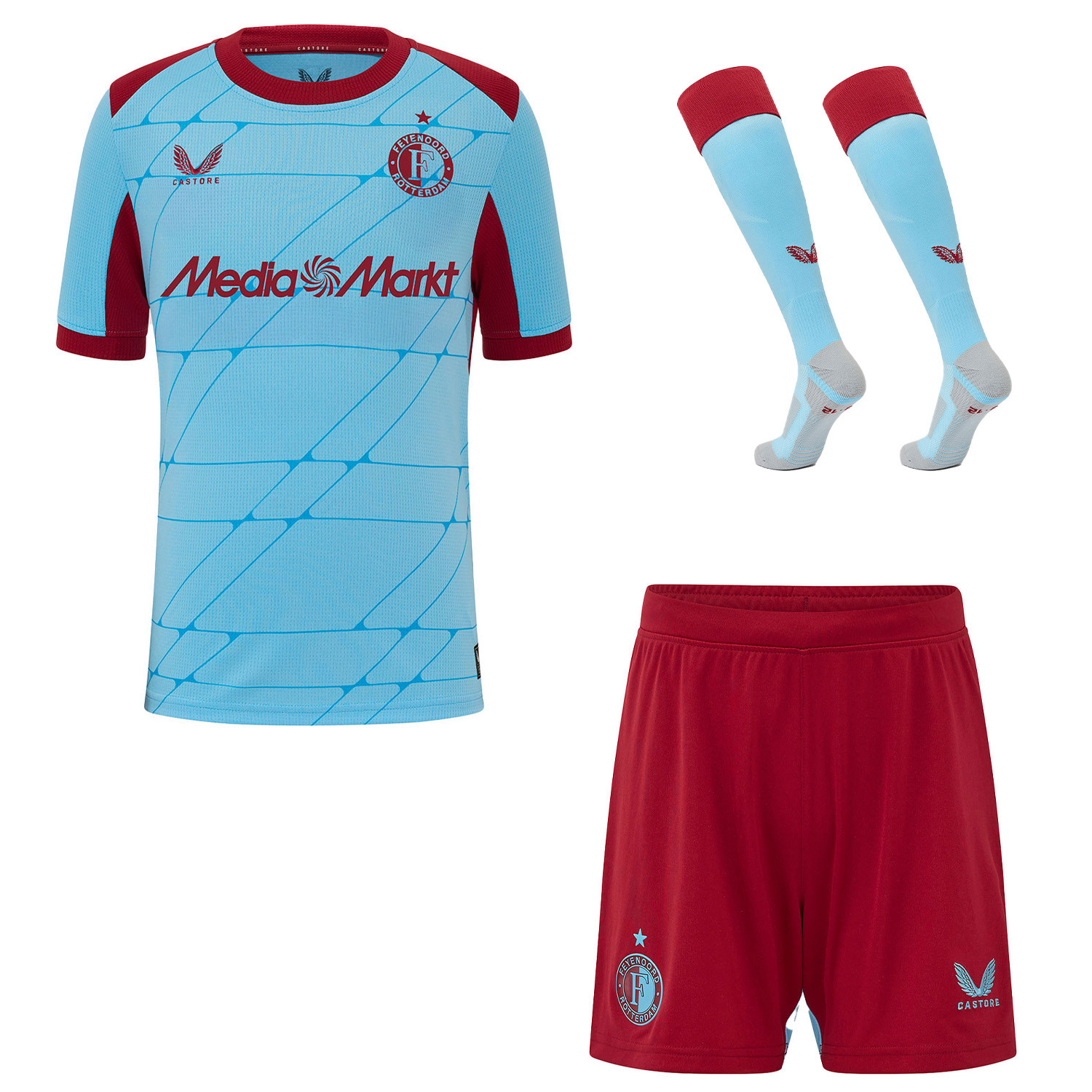 Castore Feyenoord 3rd Tenue Kids 2025/2026
