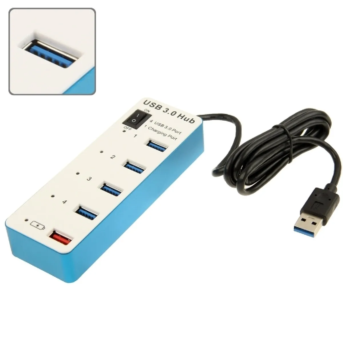 Wewoo Hub USB 3.0 à 4 ports
