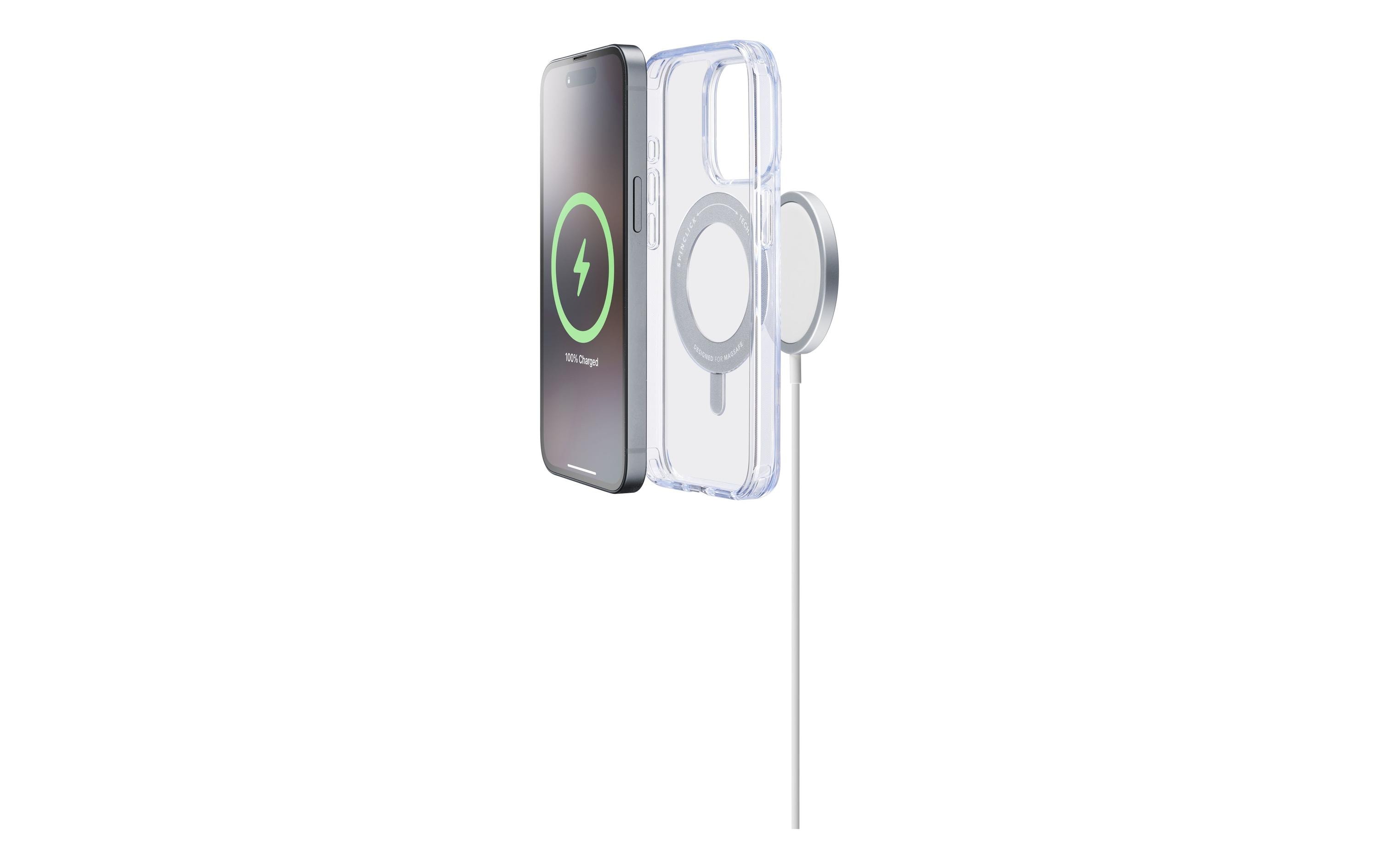 Back Cover Spin iPhone 16 Pro Max TransparentSchutzhülle für das Apple iPhone 16 Pro Max