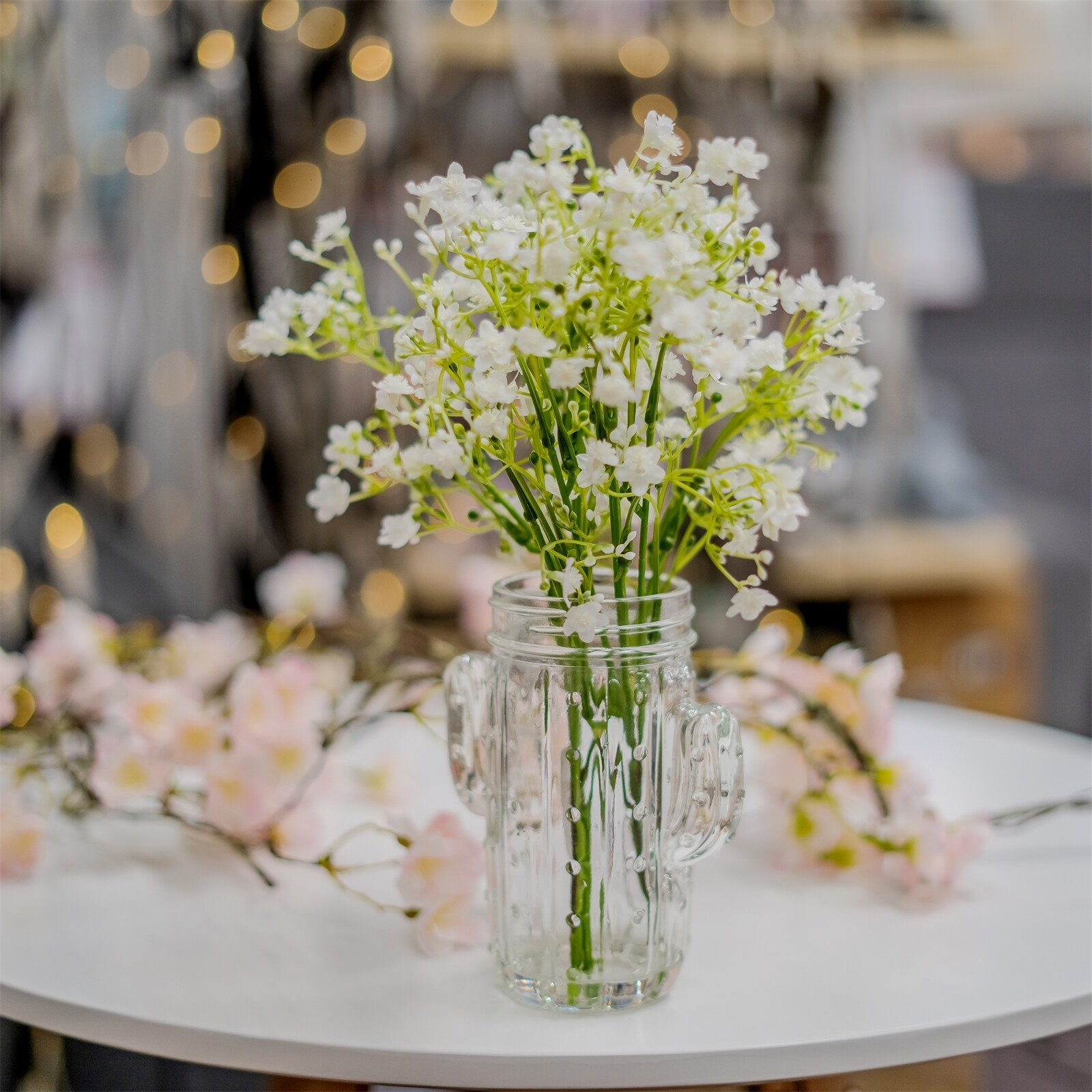 HTI-Living Künstlicher Frühlingsstrauß in Vase Flora