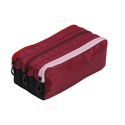 Trousse rectangulaire King Size Triple - 3 compartiments - 4 coloris disponibles - Viquel