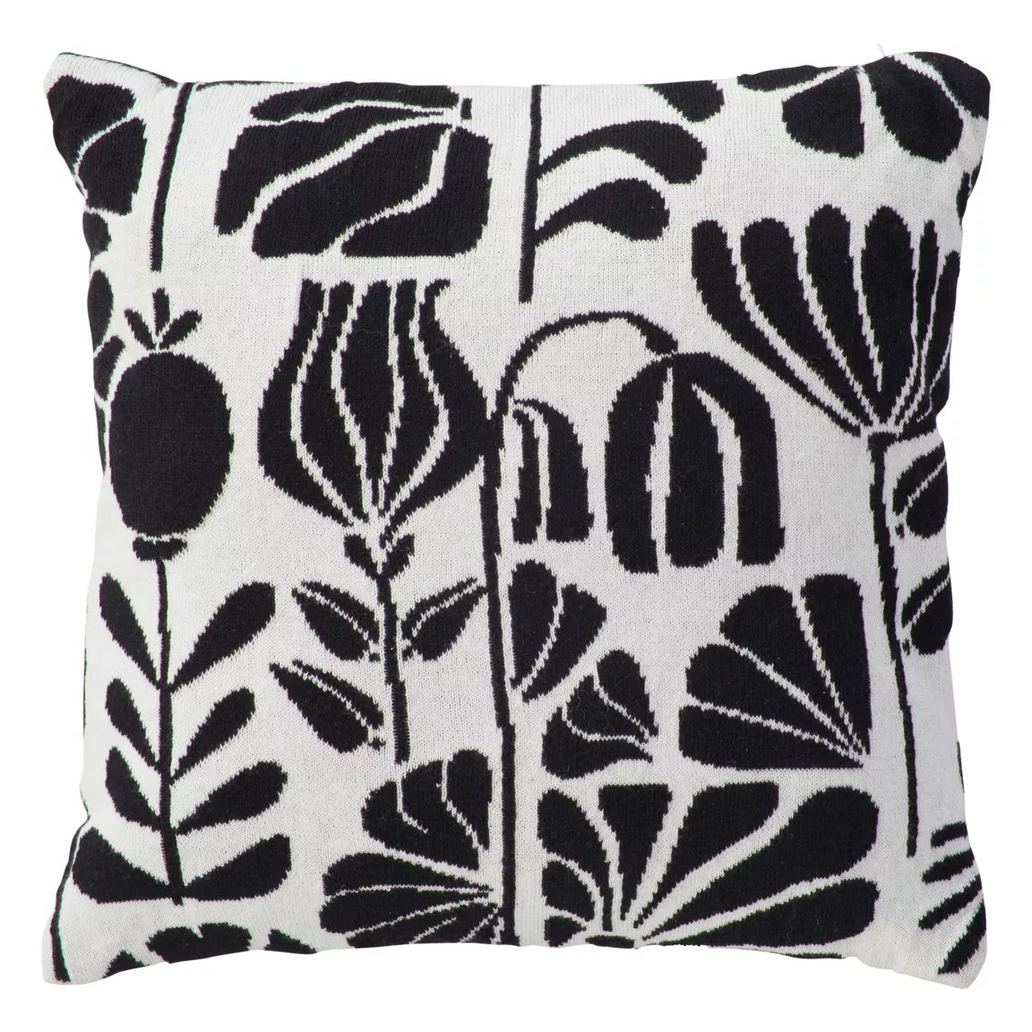Coussin carré polycoton (40 x 40 cm) Perry Noir