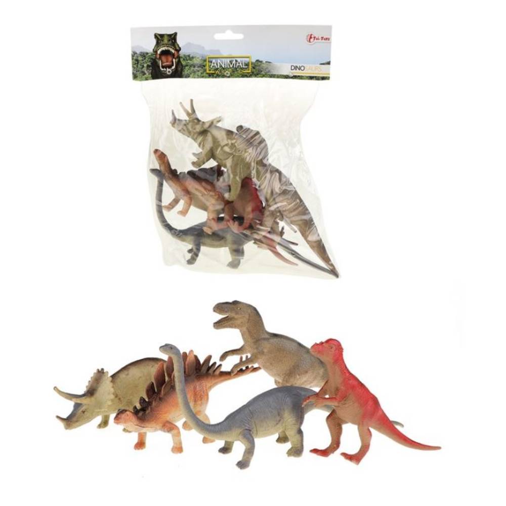 Animal World dinosaurussen in zak 5-delig