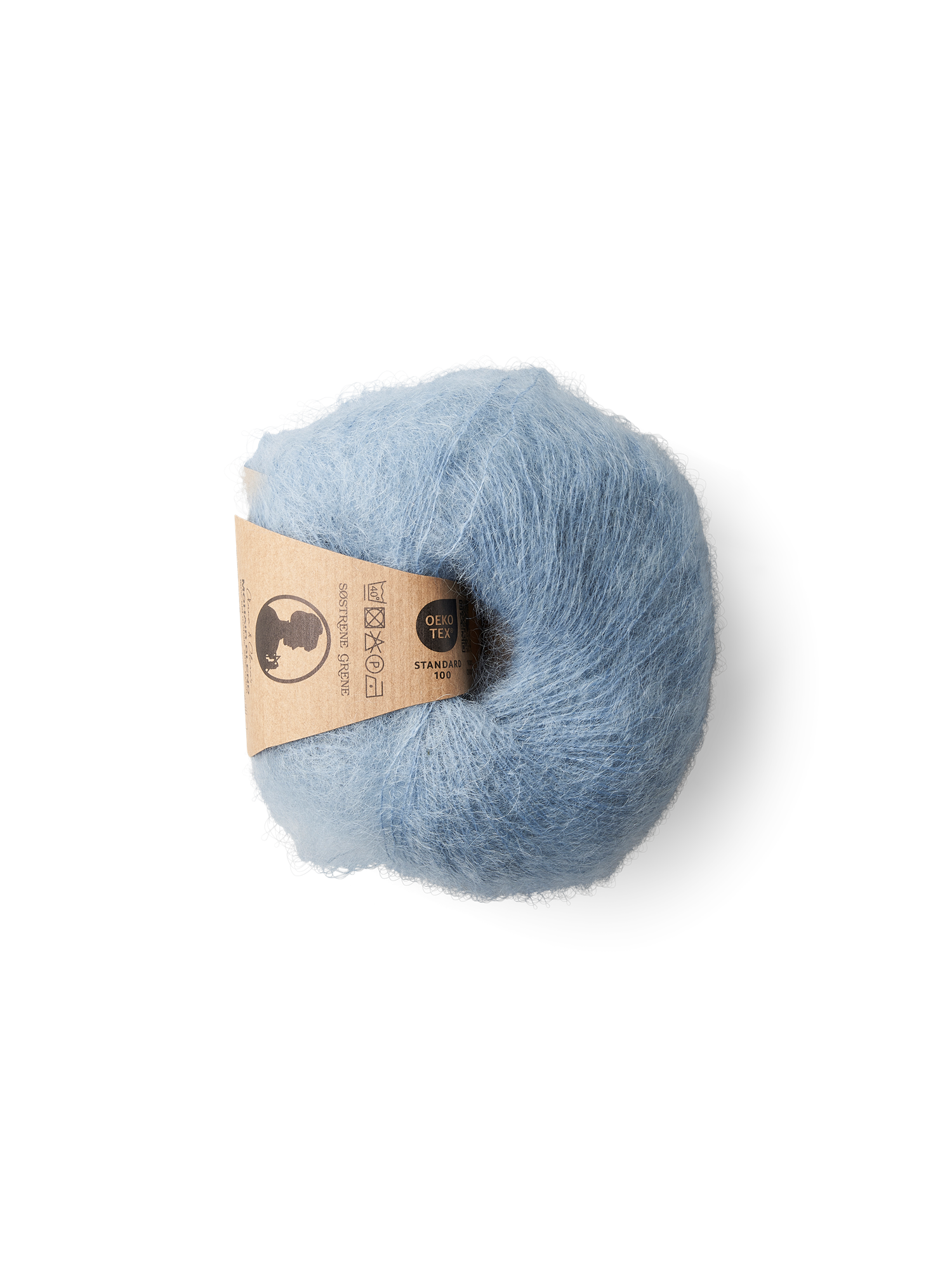 Mohairgarn med nylon | Mohair/nylon. 25 g. | Petrol