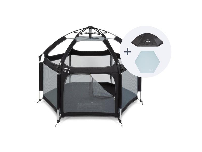 tenty Laufgitter Set Schwarz/Blau Laufgitter Set, Schwarz/Blau