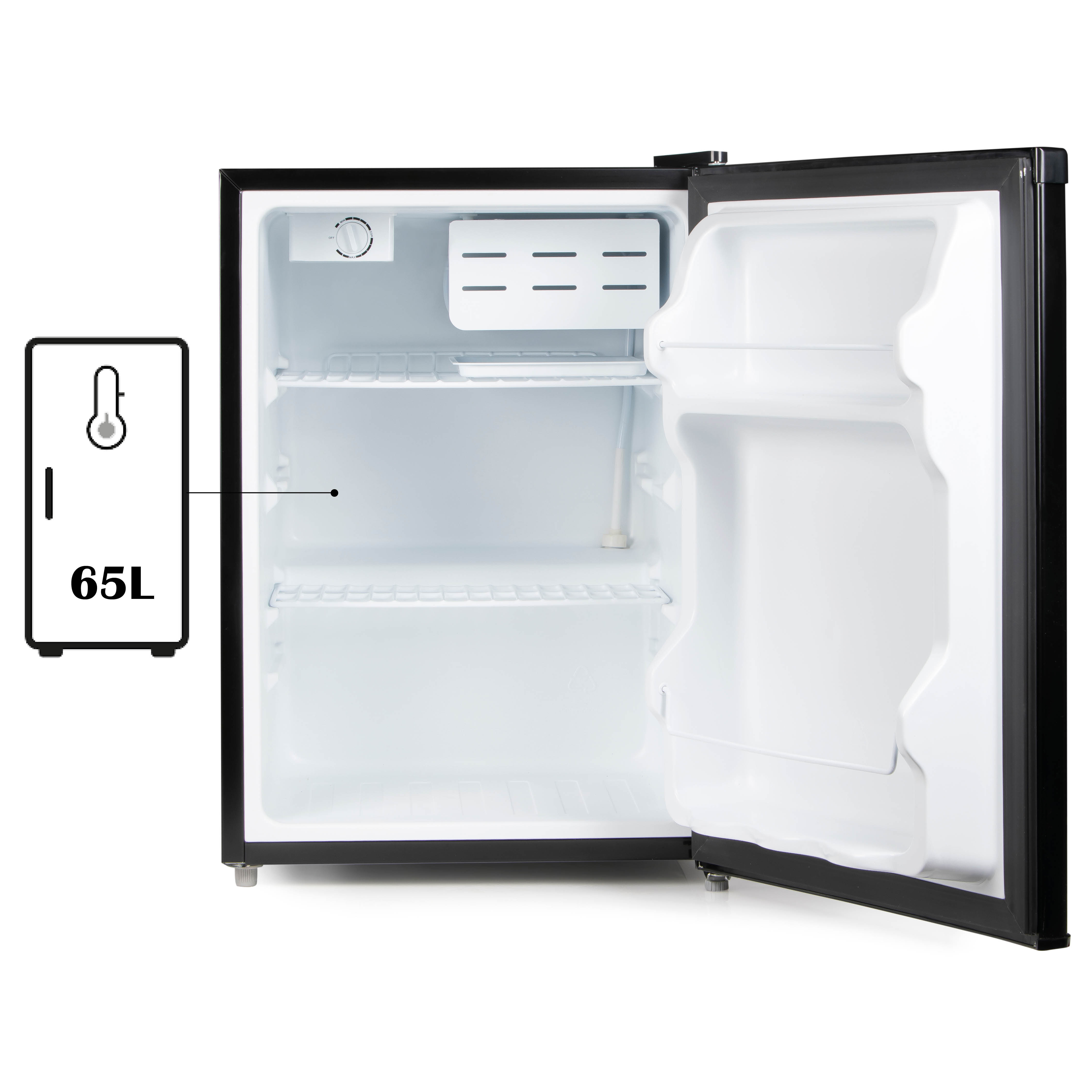 Primo PR155FR 66 liter koelkast - Black