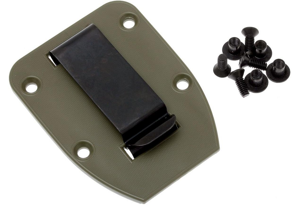 ESEE riemclip-plaat voor Model 3 & 4 schedes, OD-green