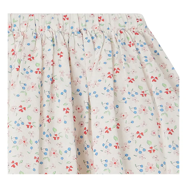 Bonpoint Jupe Fleurs Suzon | Ecru