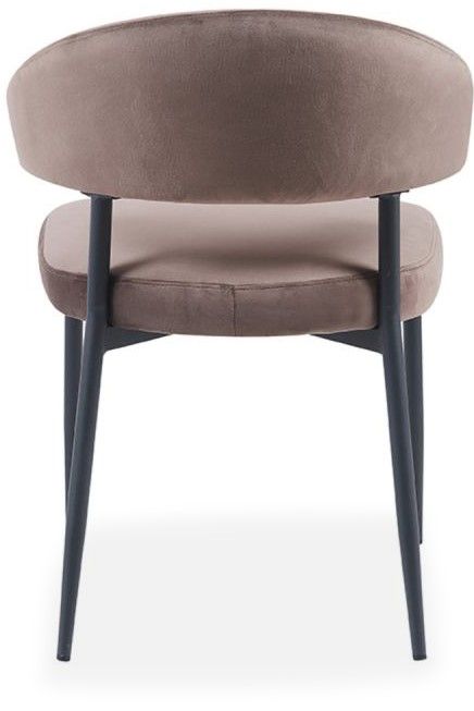 Eetkamerstoel Taupe HU-77.035 Bliss B56 x D55 x H76 cm