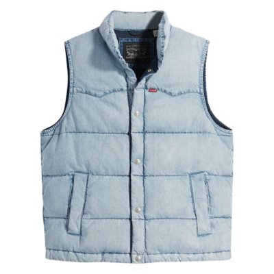 Doudoune sans manche homme Western Super Puffer 0000 Mario LEVIS