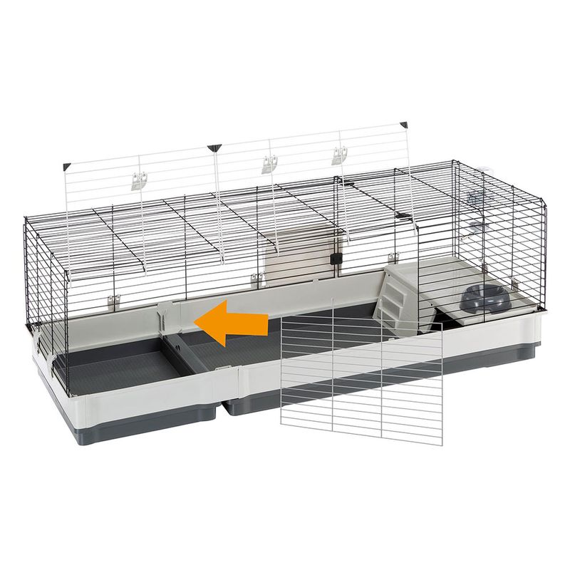 Ferplast Cage Plaza 140 pour lapin et rongeur