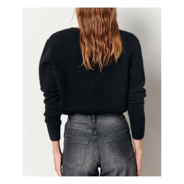 Sessùn Cardigan Swann Laine et Alpaga | Noir