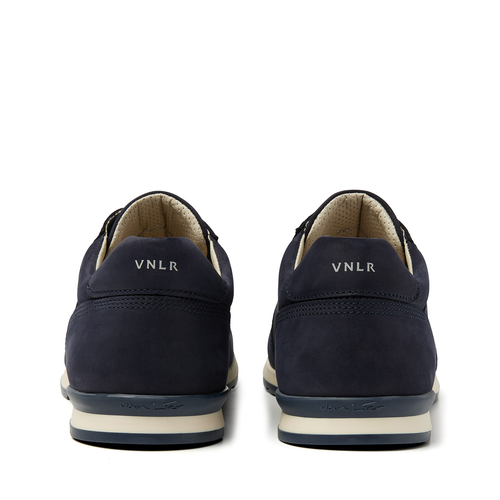 Blauwe nubuck sneakers