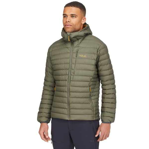 Doudoune alpinisme RAB INFINITY MICROLIGHT JKT LIGHT KHAKI