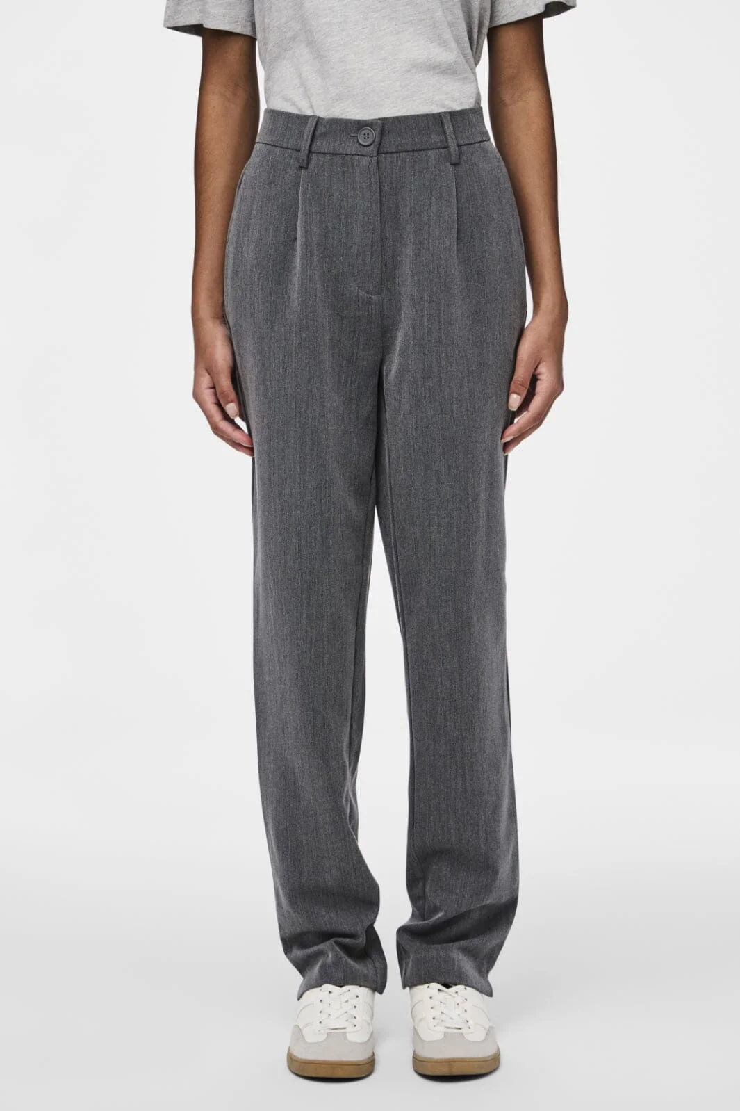 Pieces Pckamil Ankle Pant 4735773 dark grey melange