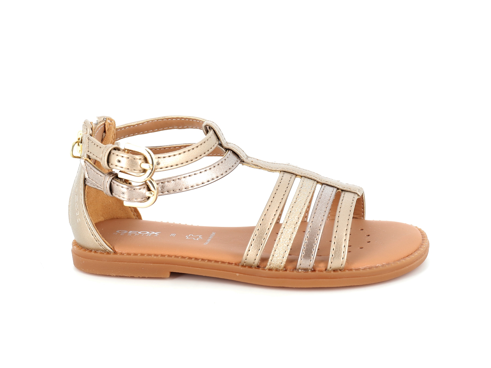 Geox-J KARLY GIRL J7235D Cuir Or