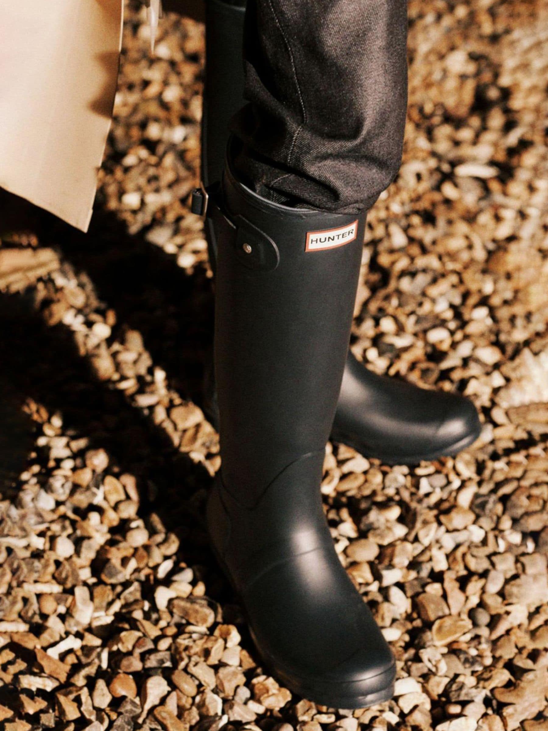 Zwart - Hunter Original Tall regenlaarzen voor heren