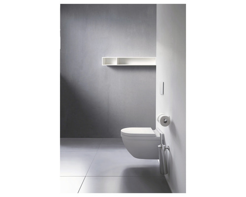 DURAVIT Starck 3 wandcloset, diepe spoeling, met rand, glanzend wit, zonder toiletzitting, 2200090000