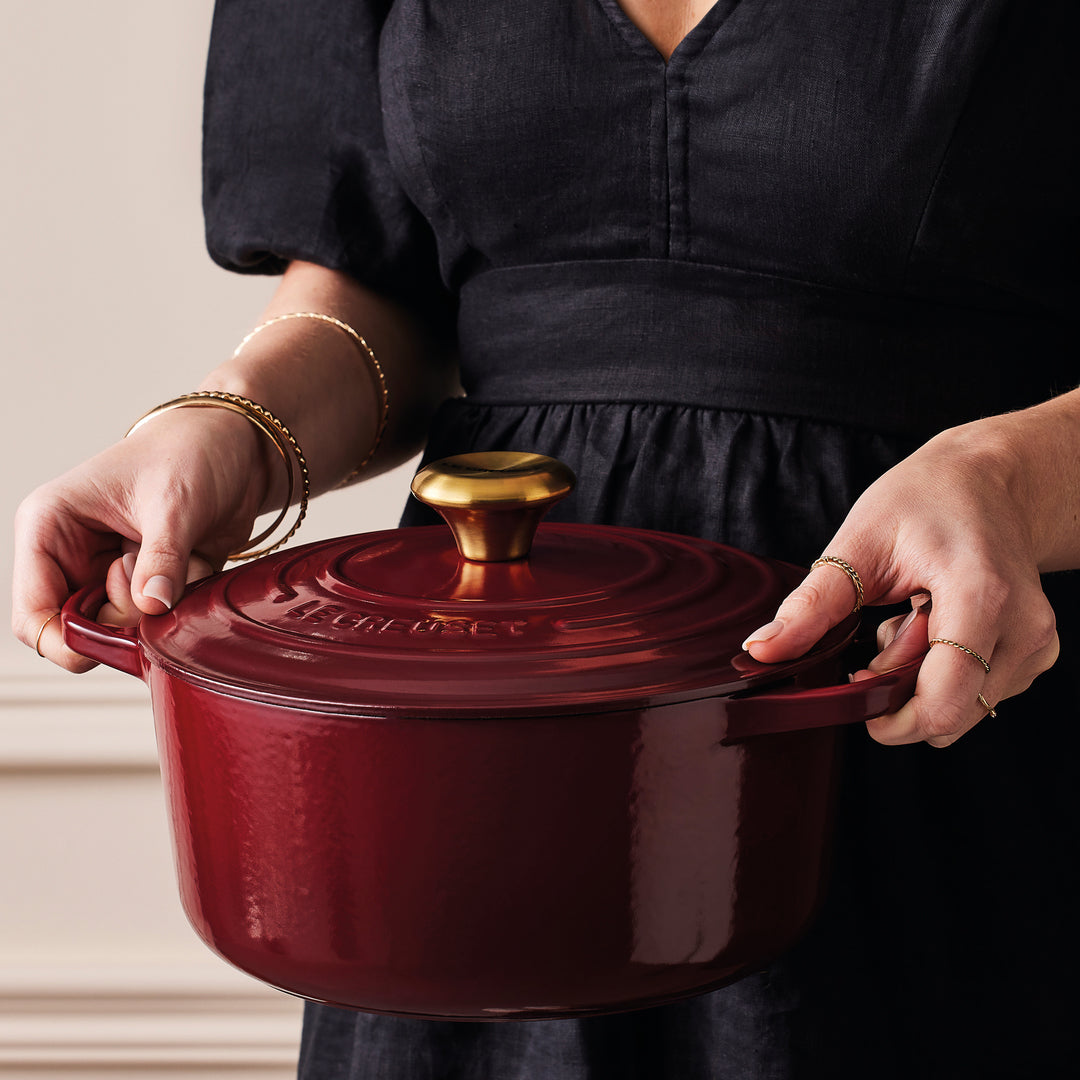 Le Creuset Signature Braadpan Ã 24 cm - Garnet