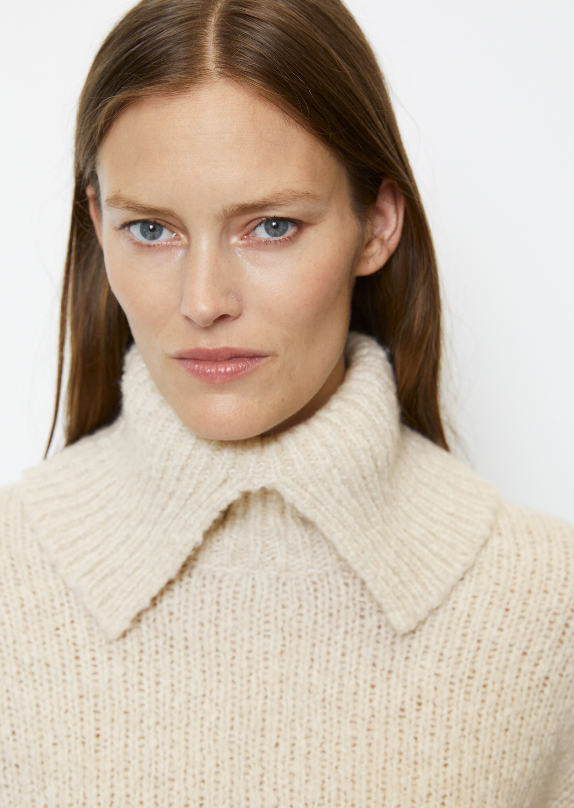 Strickpullover looseaus Schurwolle-Mix