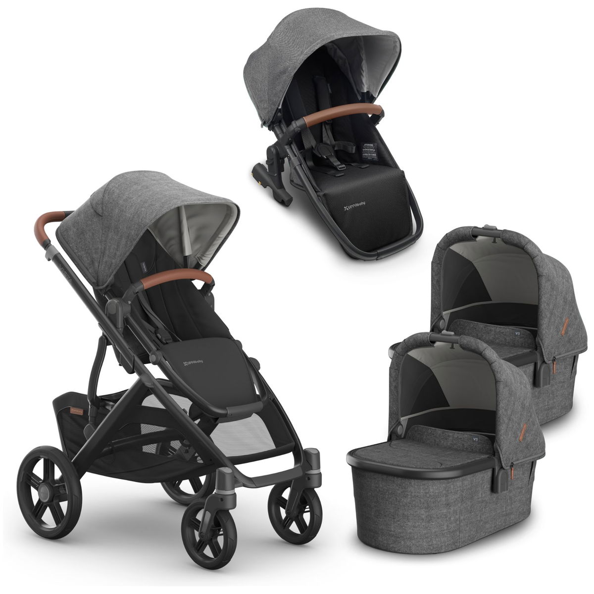 UPPAbabyUPPAbaby   Vista V3 Set Zwillinge greyson