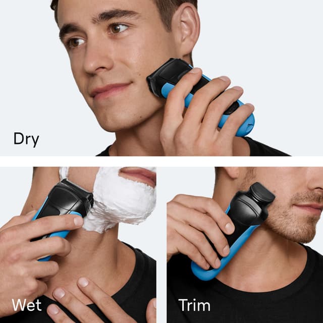 Braun Series 3 barbermaskine 310BT (blå)