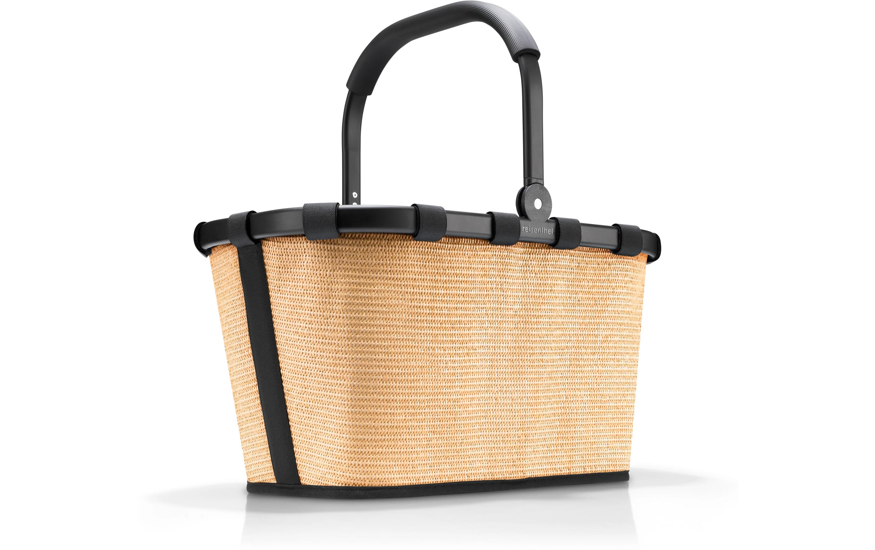 Einkaufskorb Carrybag Frame Raffia blackStilvoller Korb für den täglichen Einkauf