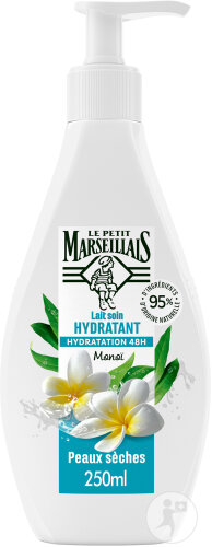 Le Petit Marseillais Lait Soin Hydratant Peaux Sèches Flacon-Pompe 250ml