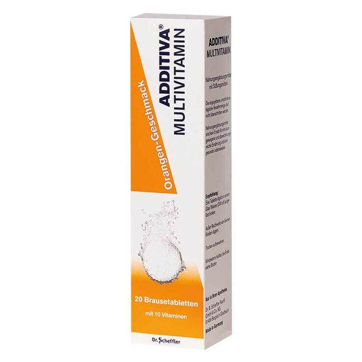 Additiva Multivitamin Orange R Brausetabletten, 20 St