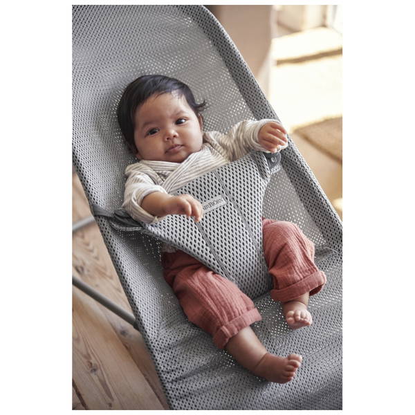 BabyBjörnBabyBjörn   Babywippe Balance Bliss Jersey hellgrau
