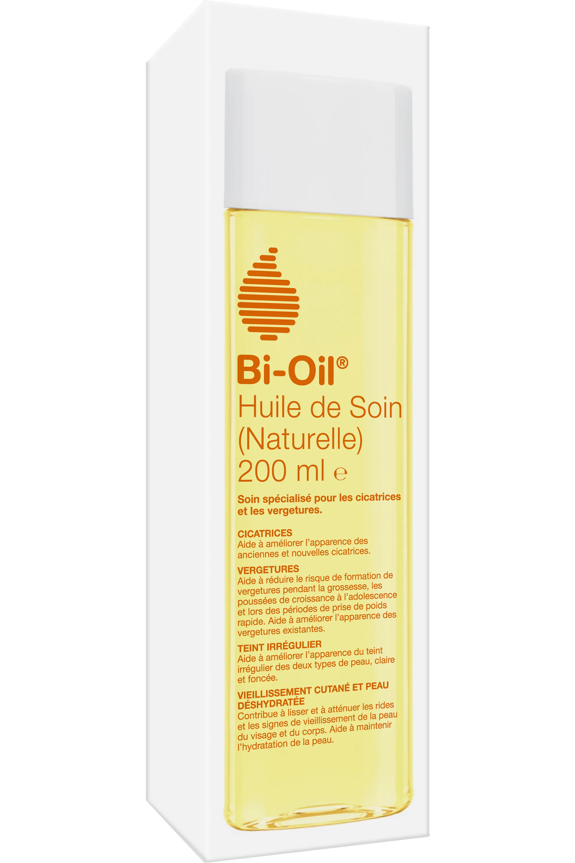 Bi Oil Huile de soin naturelle hydratante vergetures & cicatrices-125 ml